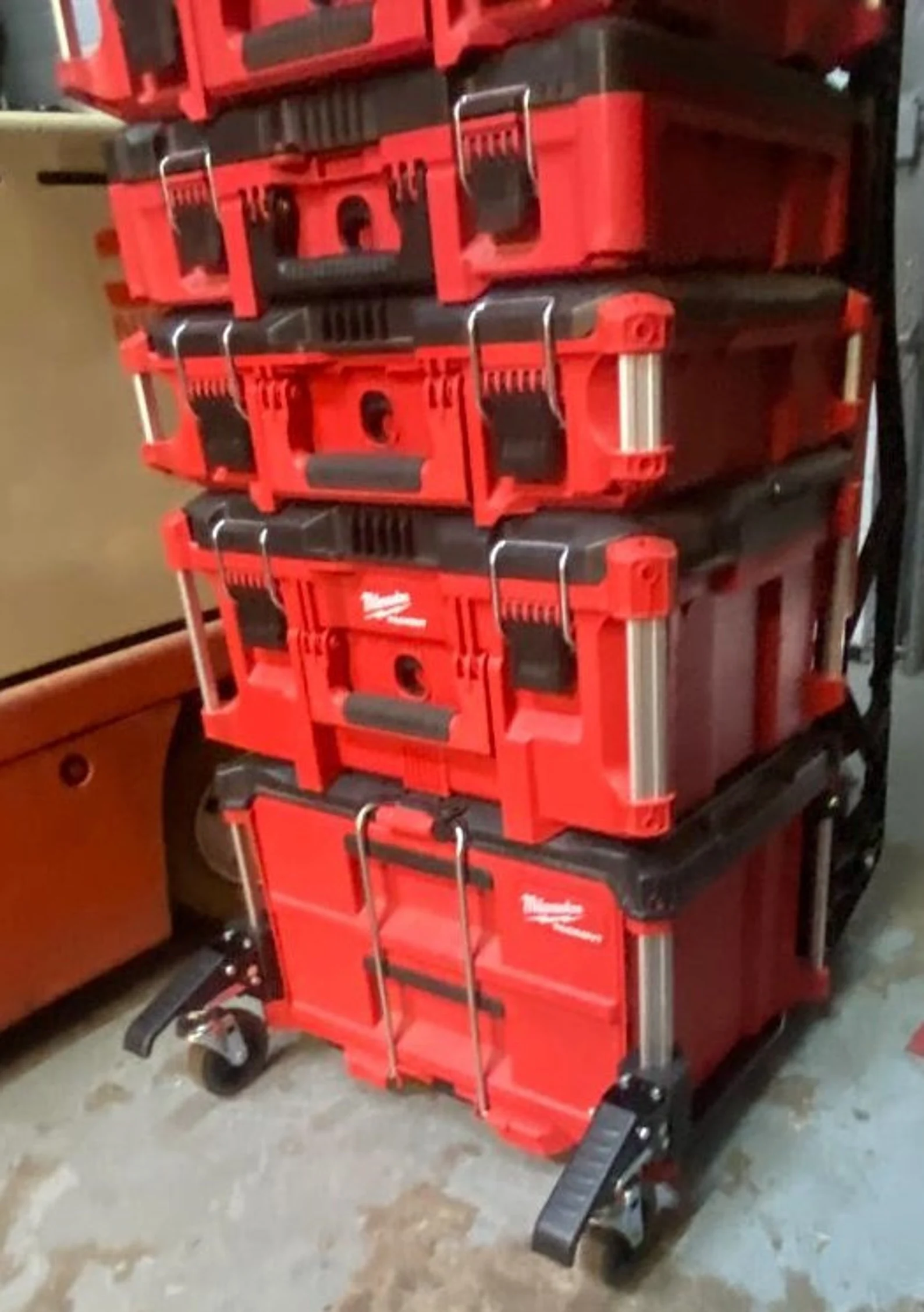 PAC-EEzE Cart Edition - Milwaukee Packout Retractable Wheel System