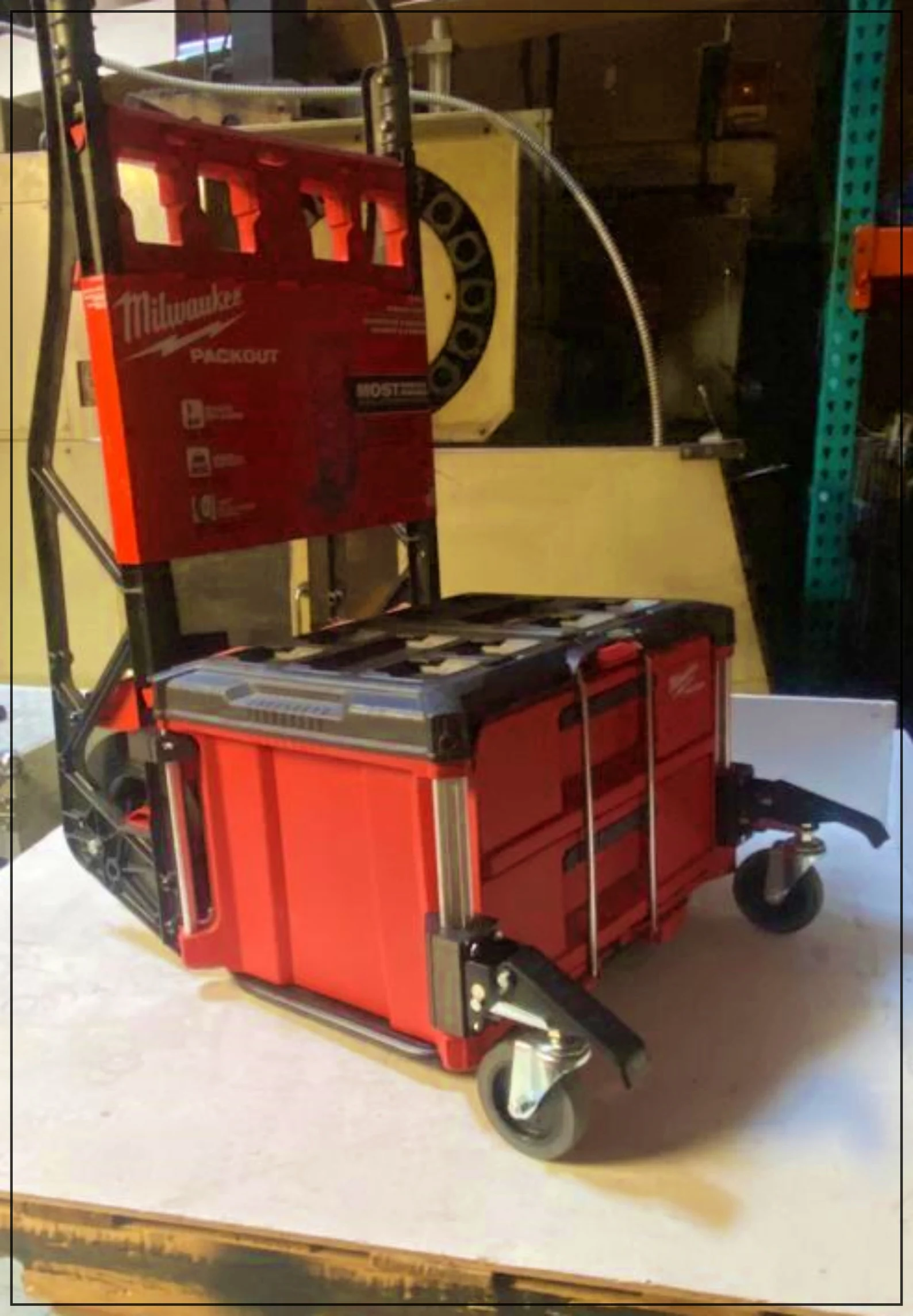 PAC-EEzE Cart Edition - Retracted position